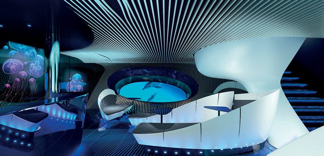 La première Croisière en salon sous-marin : Magique !